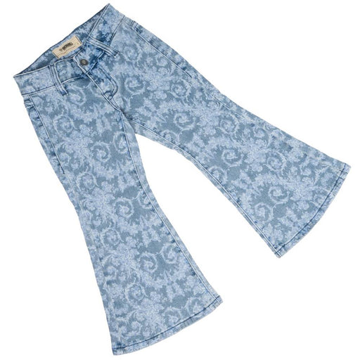Rock & Roll Denim Girl's Floral Bargain Button Flare Jean KIDS - Girls - Clothing - Jeans Panhandle