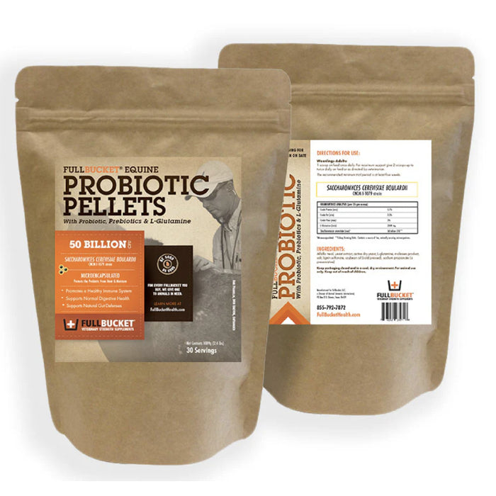Full Bucket Equine Probiotic Pellets Equine - Supplements Full Bucket 30 Servings