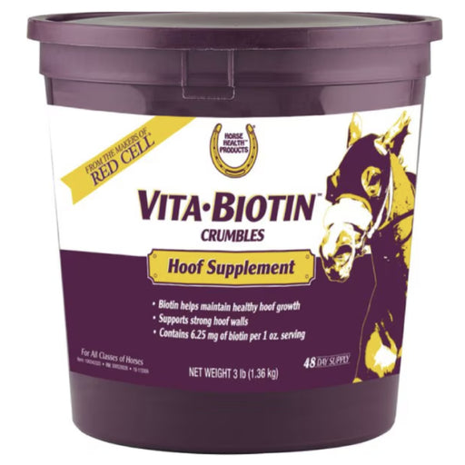Horse Health Vita-Biotin Crumbles Equine - Supplements Horse Health Products 3lb