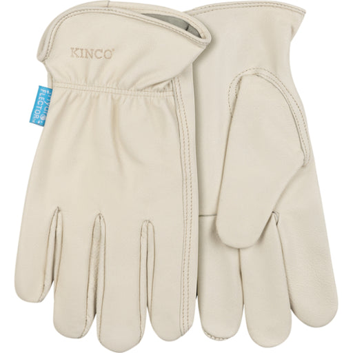 Kinco Water-Resistant Premium Grain Goatskin Driver For the Rancher - Gloves Kinco M