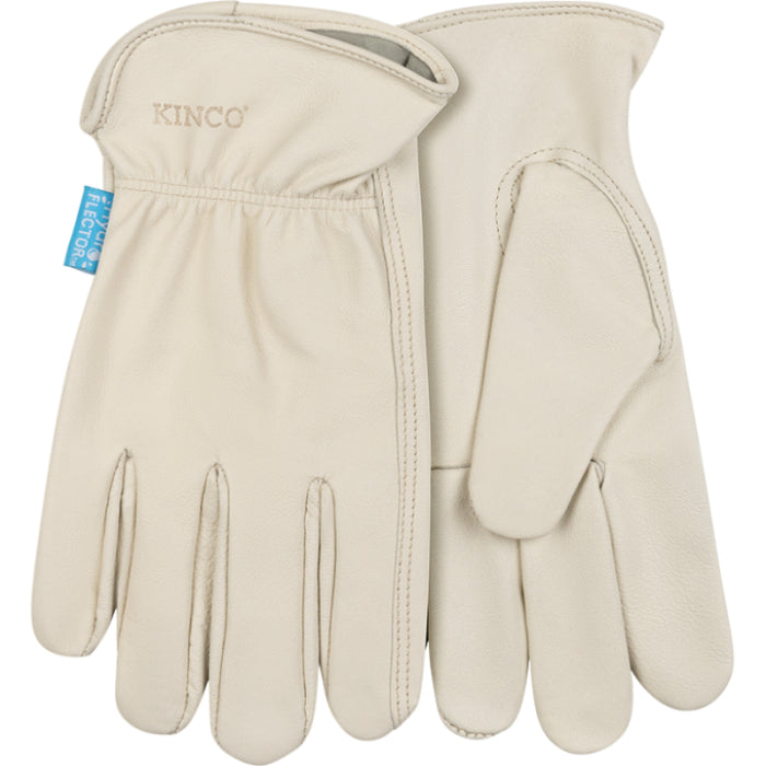 Kinco Water-Resistant Premium Grain Goatskin Driver For the Rancher - Gloves Kinco Medium