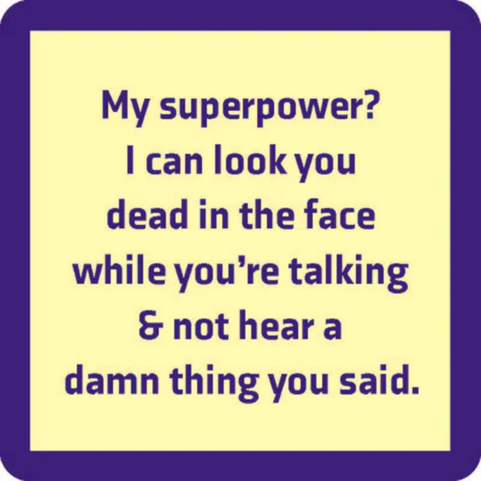 Superpower Coaster Home & Gifts - Gifts Drinks On Me