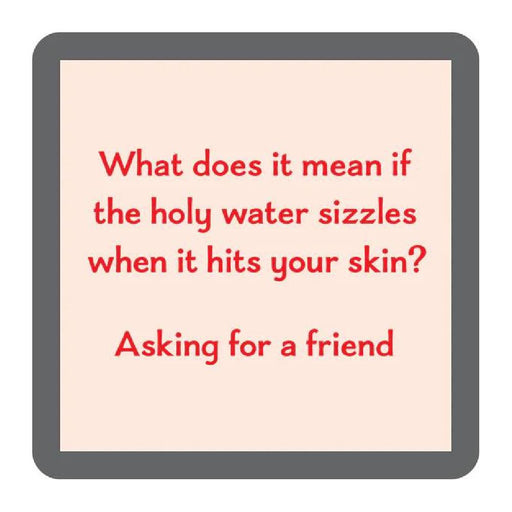 Holy Water Coaster HOME & GIFTS - Gifts Drinks On Me