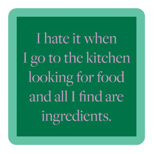 Ingredients Coaster HOME & GIFTS - Gifts Drinks On Me