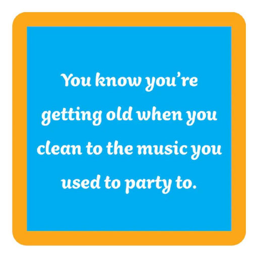 Clean To Music Coaster HOME & GIFTS - Gifts Drinks On Me