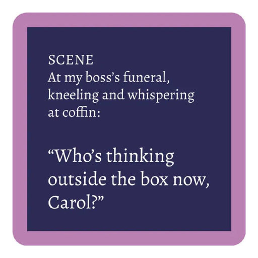Boss's Funeral Coaster HOME & GIFTS - Gifts Drinks On Me