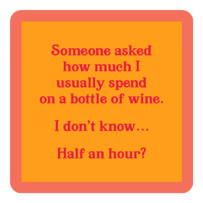 Half Hour Coaster HOME & GIFTS - Gifts Drinks On Me