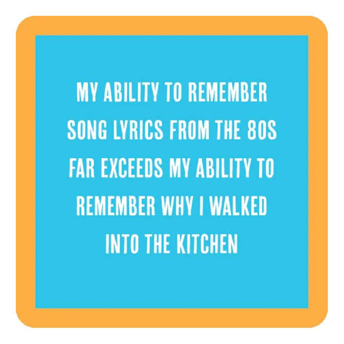 Song Lyrics Coaster HOME & GIFTS - Gifts Drinks On Me