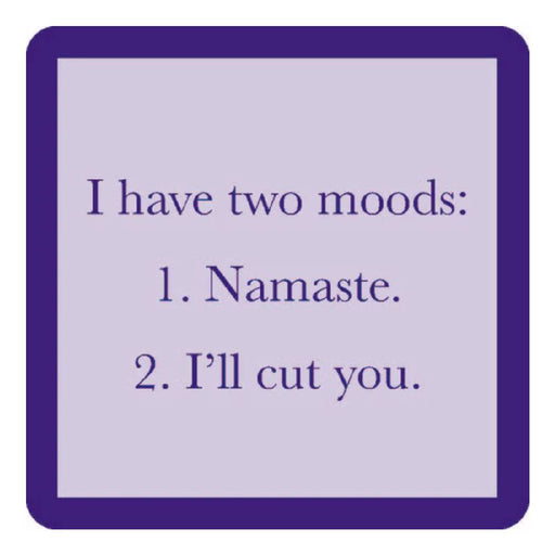 Two Moods Coaster HOME & GIFTS - Home Decor - Decorative Accents Drinks On Me