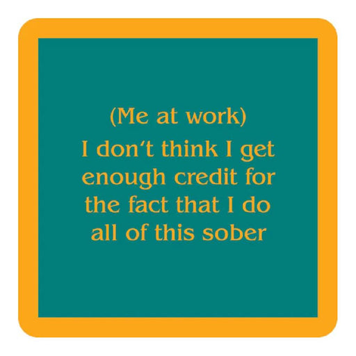 Me At Work Coaster HOME & GIFTS - Gifts Drinks On Me