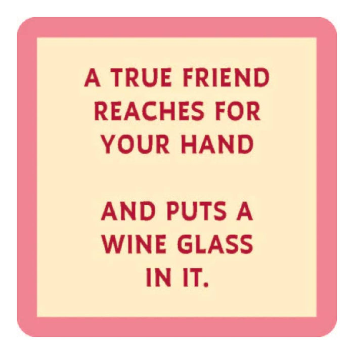Put A Wine Glass Coaster HOME & GIFTS - Gifts Drinks On Me
