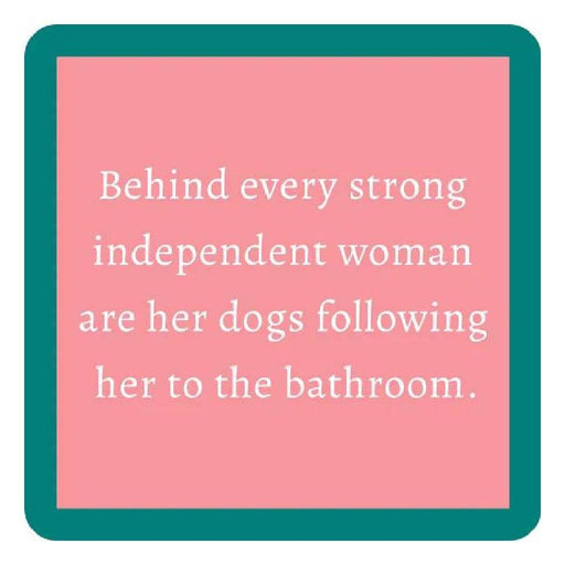 Powerful Woman Coaster Home & Gifts - Gifts Drinks On Me