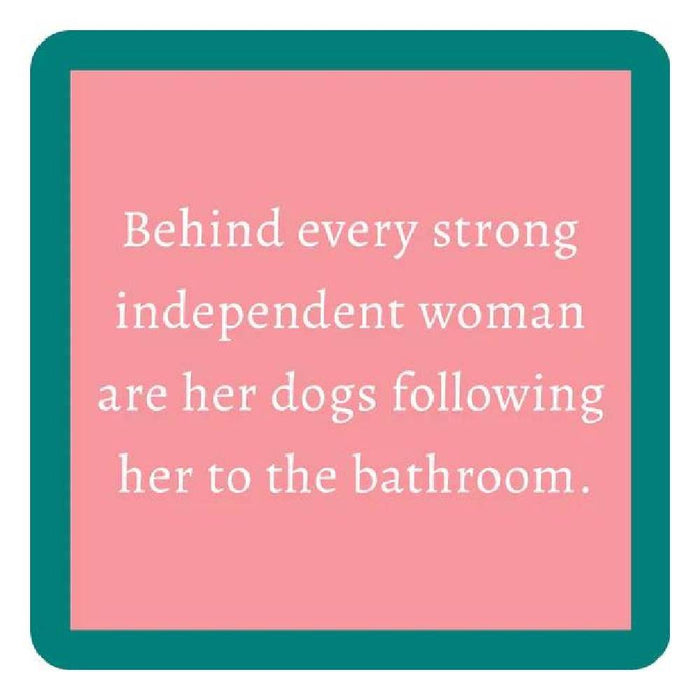 Powerful Woman Coaster Home & Gifts - Gifts Drinks On Me