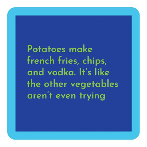 Potatoes Coaster HOME & GIFTS - Gifts Drinks On Me