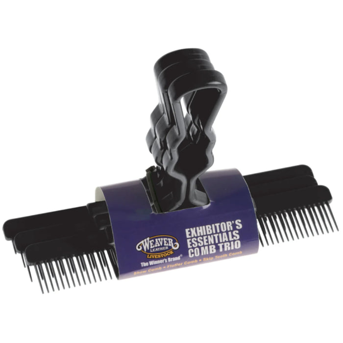 Weaver Exhibitor's Essentials Comb Trio Livestock - Show Supplies Weaver Leather