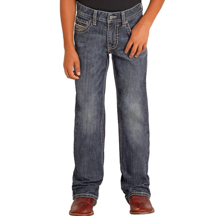 Rock & Roll Denim Boy's Rope Stitch Bootcut Jeans KIDS - Boys - Clothing - Jeans Panhandle