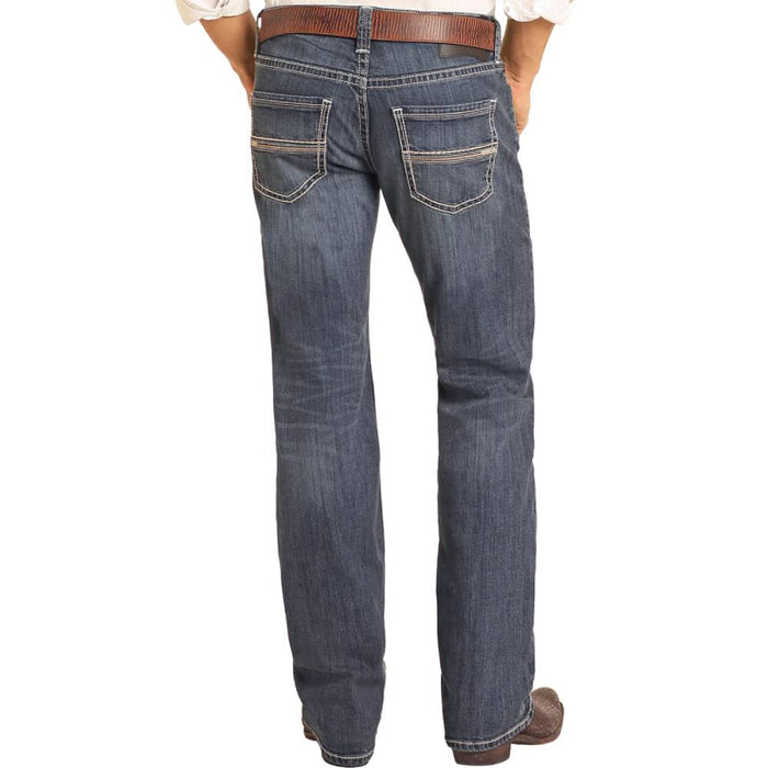 Rock & Roll Denim Men's Pistol Two Tone Straight Jeans MEN - Clothing - Jeans Panhandle