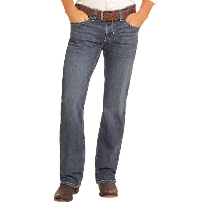 Rock & Roll Denim Men's Pistol Two Tone Straight Jeans MEN - Clothing - Jeans Panhandle