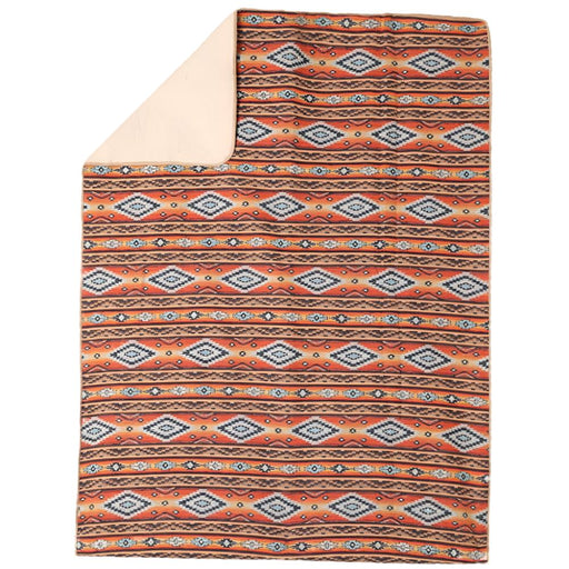 Rock & Roll Denim Jacquard Berber Lined Aztec Blanket HOME & GIFTS - Home Decor - Blankets + Throws Panhandle