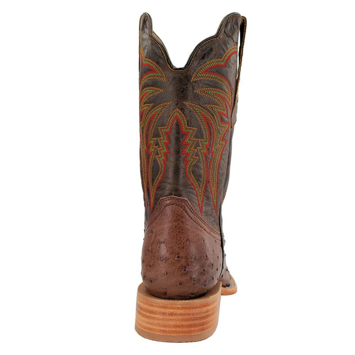 R. Watson Men's Kango Tobac Full Quill Ostrich Square Toe Boot MEN - Footwear - Exotic Western Boots R Watson