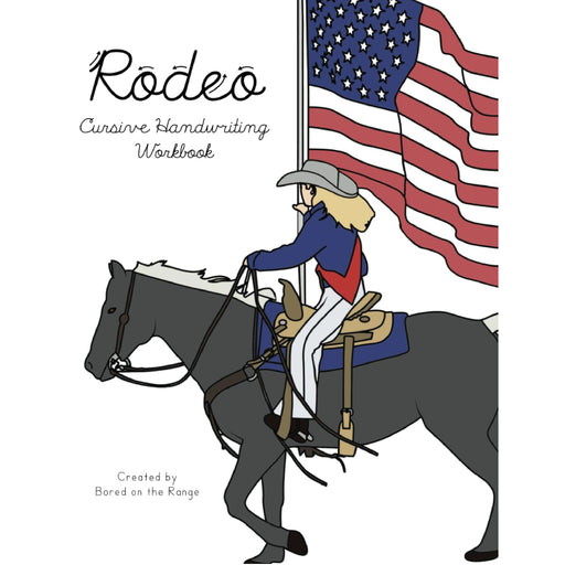 Rodeo: Cursive Handwriting Workbook HOME & GIFTS - Books Bored on the Range