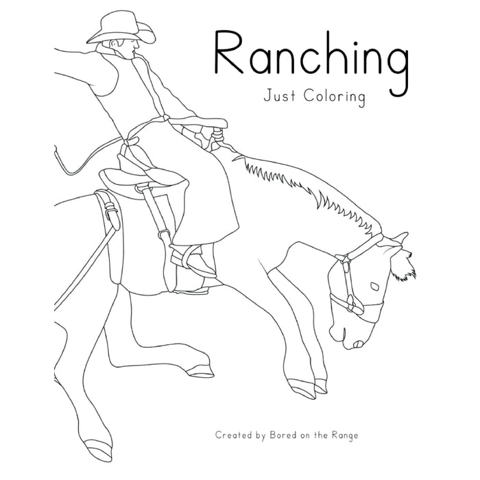 Ranching: Just Coloring HOME & GIFTS - Books Bored on the Range