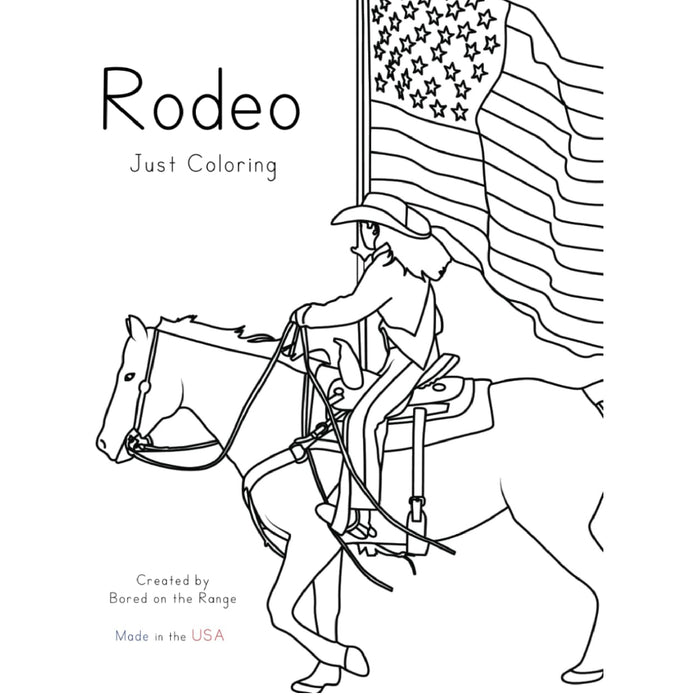 Rodeo: Just Coloring HOME & GIFTS - Books Bored on the Range