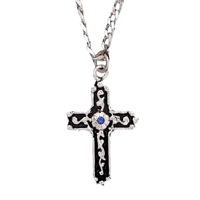 Silver Cross Necklace MEN - Accessories - Jewelry & Cuff Links M&F Western Products