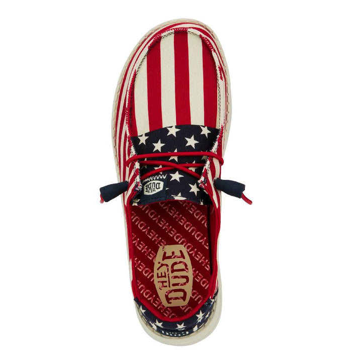 Hey Dude Wendy Americana - American Flag - FINAL SALE WOMEN - Footwear - Casuals Hey Dude
