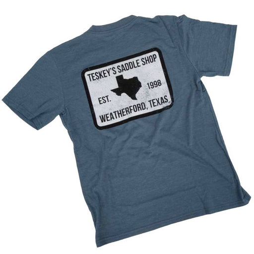 Teskey's Saddle Shop Tee - Glacier TESKEY'S GEAR - SS T-Shirts Teskey's
