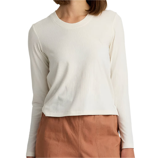 Free Fly Women's Ribbed Bamboo Top - Sea Salt WOMEN - Clothing - Tops - Long Sleeved Free Fly Apparel