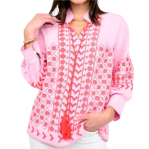 * Ivy Jane Tic Tac Heart Top - FINAL SALE WOMEN - Clothing - Tops - Long Sleeved Ivy Jane