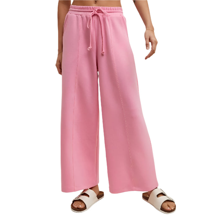 Scuba Drawstring Wide Leg Pants WOMEN - Clothing - Pants & Leggings WISHLIST