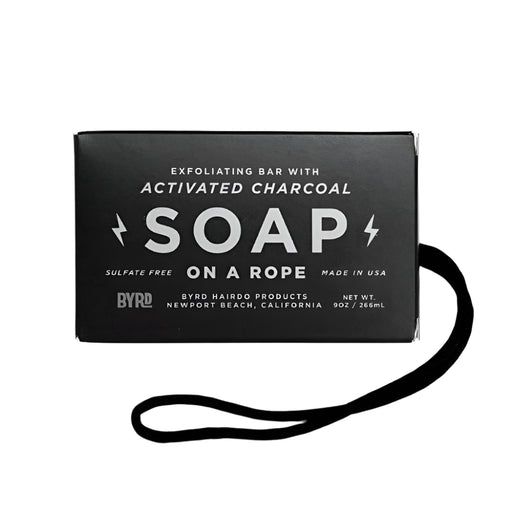 BYRD Soap On A Rope Hydrating Charcoal Bar Soap - FINAL SALE MEN - Accessories - Grooming & Cologne Byrd Hairdo Products
