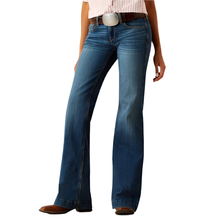 Ariat Women's Mid Rise Halsey Slim Trouser - FINAL SALE WOMEN - Clothing - Jeans Ariat Clothing