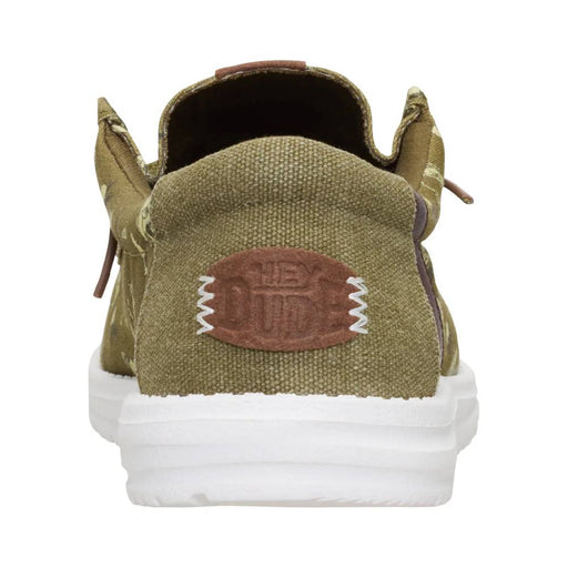 Hey Dude Wally - Bass Burnt Olive/Dark Olive MEN - Footwear - Casual Shoes Hey Dude