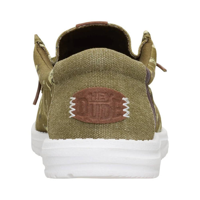 Hey Dude Wally - Bass Burnt Olive/Dark Olive MEN - Footwear - Casual Shoes Hey Dude