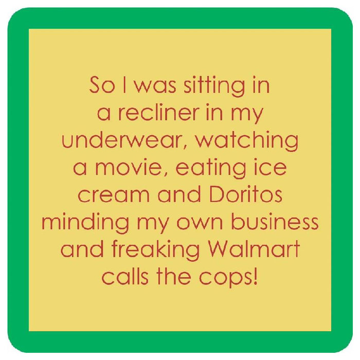 Walmart Coaster HOME & GIFTS - Gifts Drinks On Me
