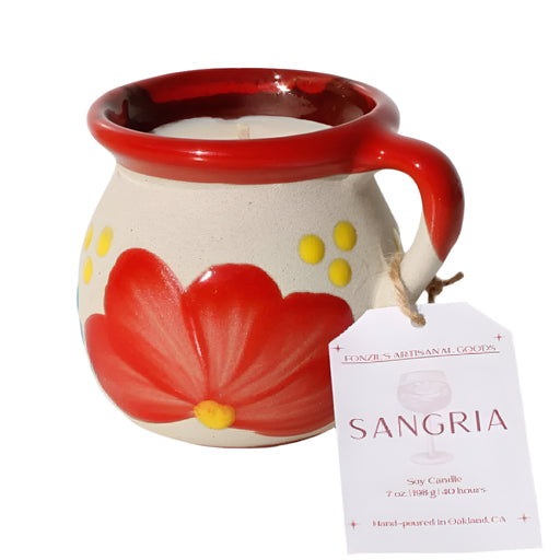 Sangria Jarrito Candle - 7oz HOME & GIFTS - Home Decor - Candles + Diffusers Fonzie's Artisanal Goods