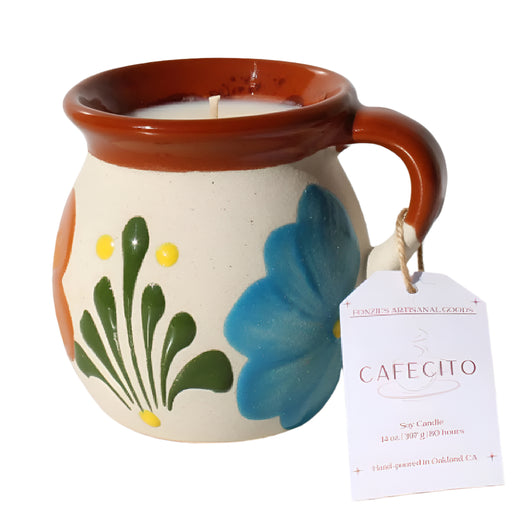 Cafecito Jarrito Candle - 14oz HOME & GIFTS - Home Decor - Candles + Diffusers Fonzie's Artisanal Goods