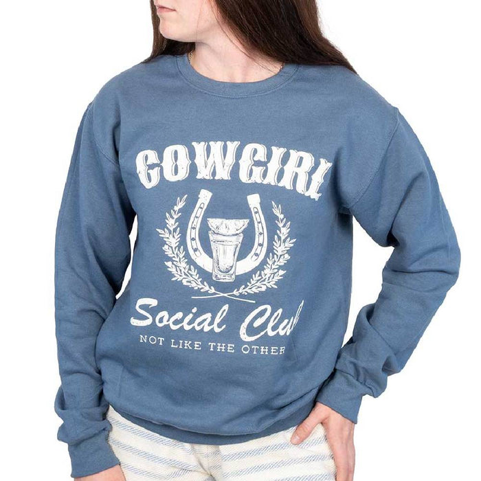 Cowgirl Social Club Sweatshirt WOMEN - Clothing - Pullovers & Hoodies Summer Tees