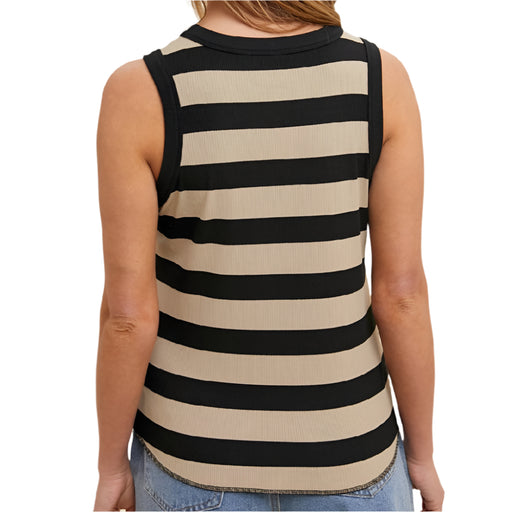 Striped Ribbed Tank Top WOMEN - Clothing - Tops - Sleeveless WISHLIST