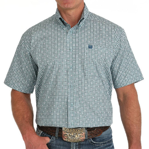 Cinch Men's Geo Print Button Down Shirt MEN - Clothing - Shirts - Short Sleeve Cinch