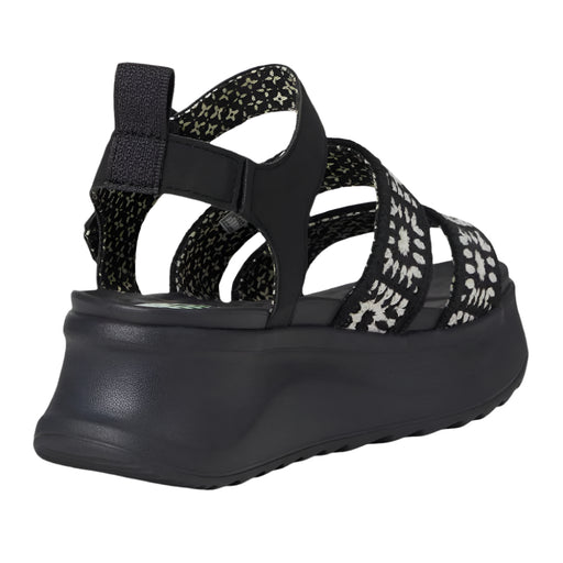 Hey Dude Delray Buckle Cottage Crochet Sandal - Black/White WOMEN - Footwear - Sandals Hey Dude