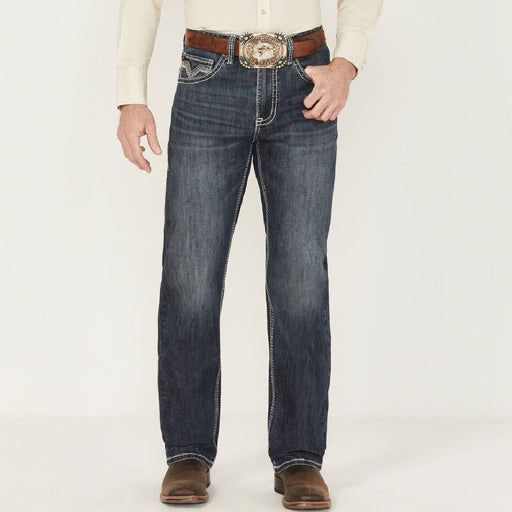Rock & Roll Denim Men's Pistol Rope Stitch Tapered Boot Cut Jeans MEN - Clothing - Jeans Panhandle