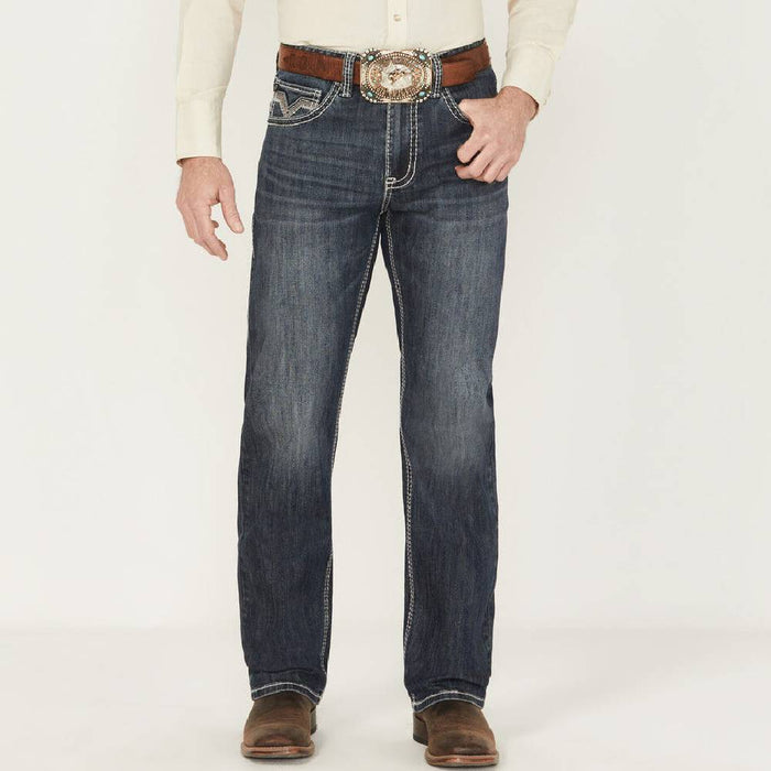 Rock & Roll Denim Men's Pistol Rope Stitch Tapered Boot Cut Jeans MEN - Clothing - Jeans Panhandle