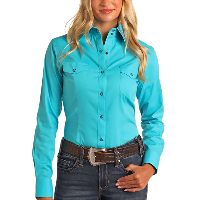 Panhandle Slim Women's Pearl Snap Western Shirt WOMEN - Clothing - Tops - Long Sleeved Panhandle