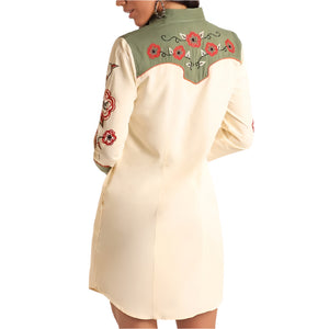 Panhandle Slim Women's Retro Floral Embroidered Shirt Dress WOMEN - Clothing - Dresses Panhandle