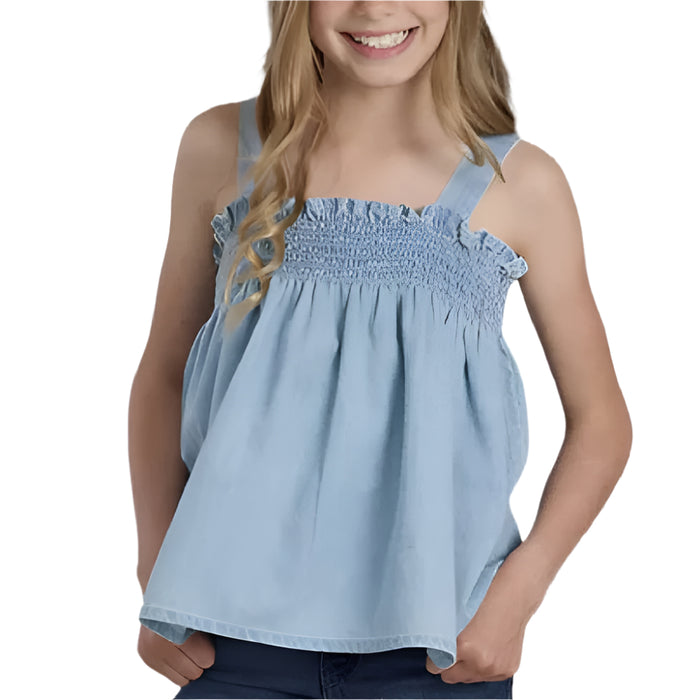 * Roper Girl's Sleeveless Babydoll Tank Top - FINAL SALE KIDS - Girls - Clothing - Tops - Sleeveless Tops Roper Apparel & Footwear
