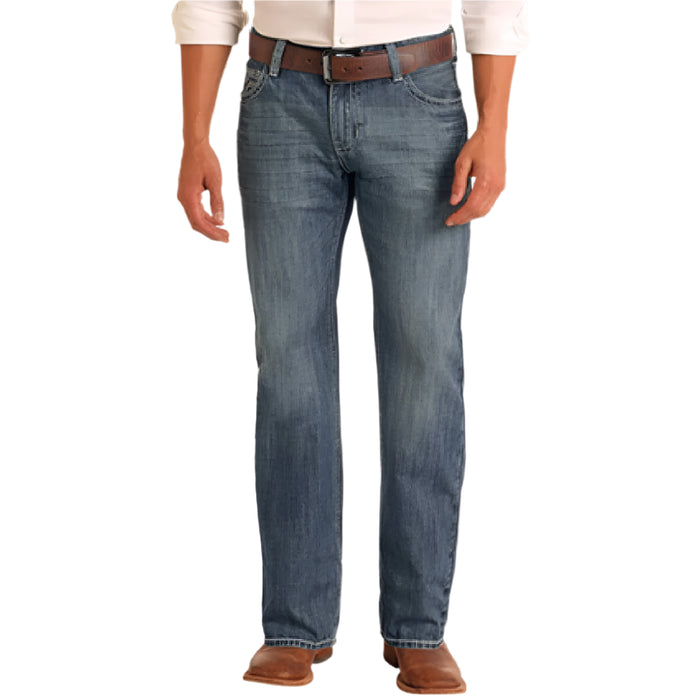 Rock & Roll Denim Men's Double Barrel Straight Boot Cut Jeans MEN - Clothing - Jeans Panhandle
